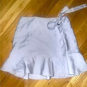 B Original | Wrap Skort with Ruffle Hem Tie Small
